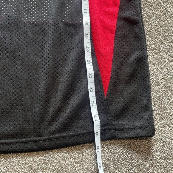 Vtg 90s Chicago Bulls Faded Spellout Basketball Sweatpants & 23 Jersey size S - Picture 14 of 14